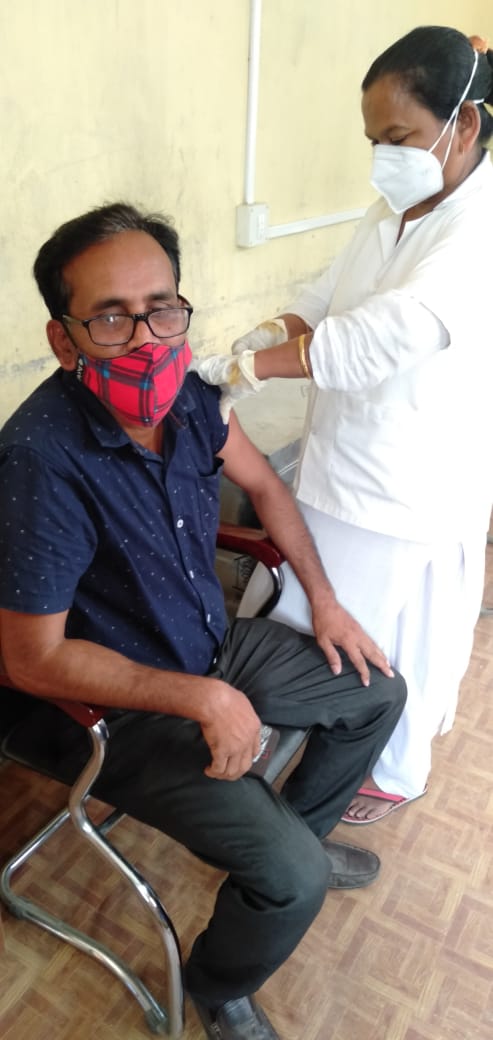 COVID Vaccination camp at Murazar College.